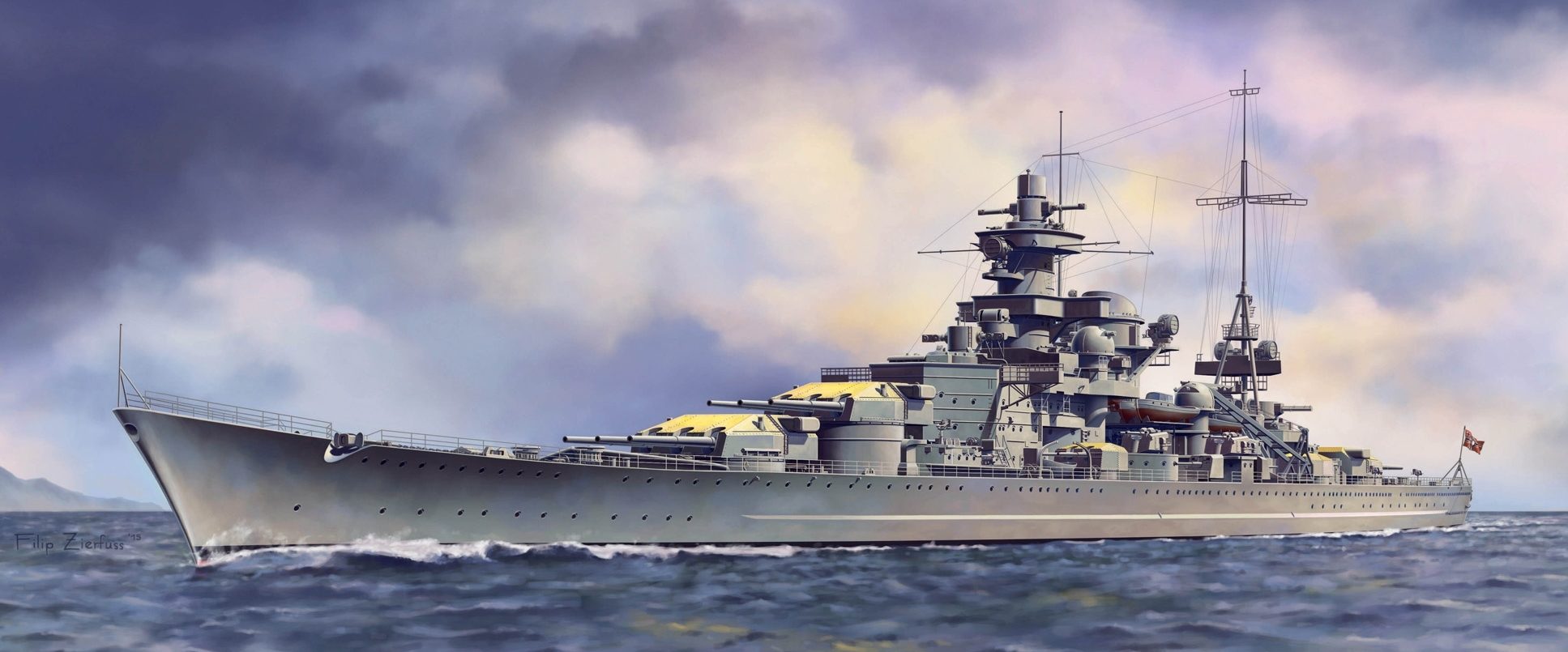 Zierfuss Filip. Линкор Scharnhorst.