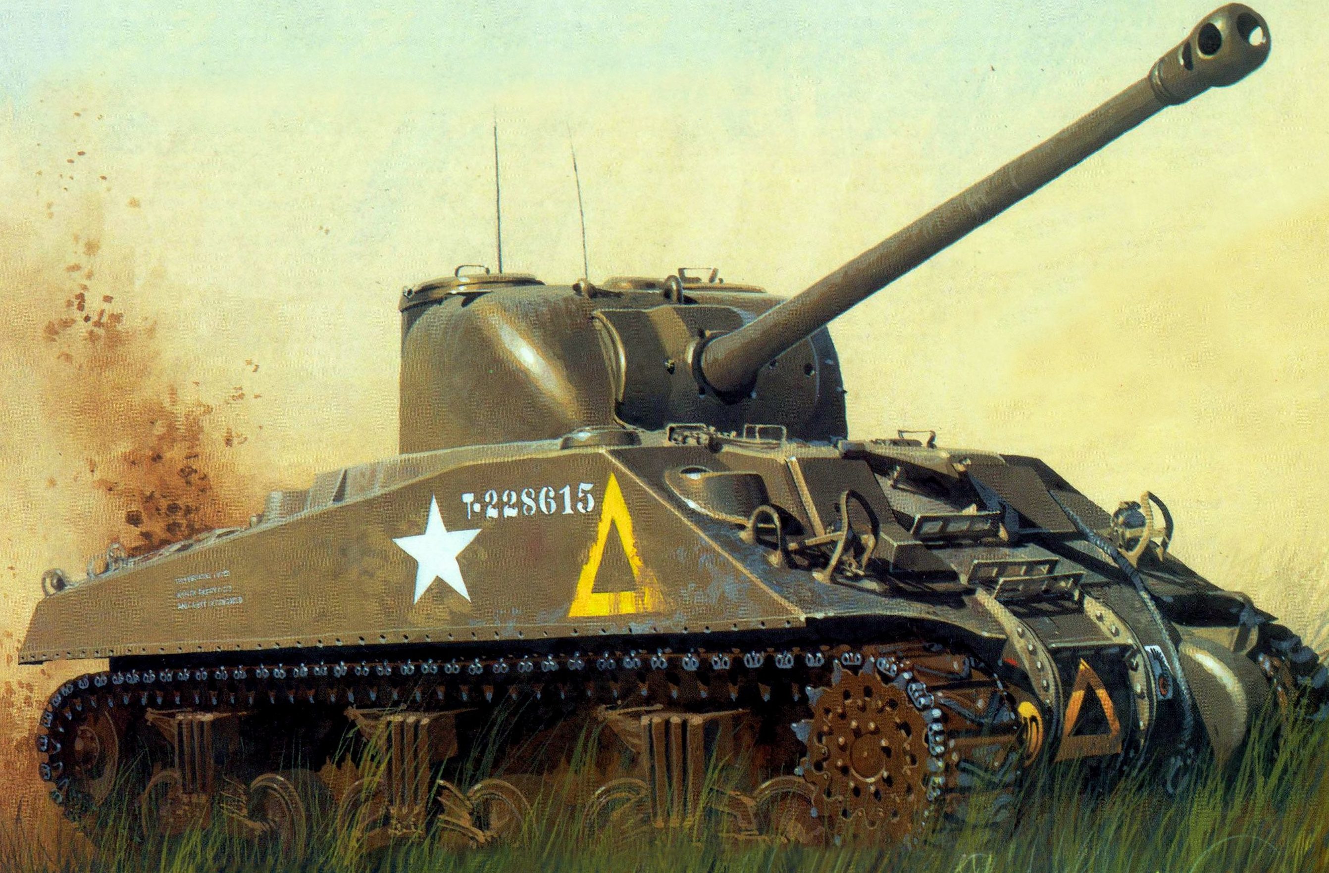 Wrobel Jaroslaw. Танк Sherman VC Firefly.