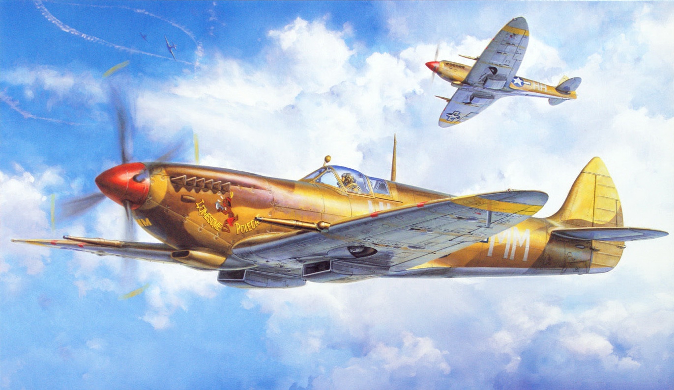 Onishi Masami. Истребитель «Spitfire Mk.VIII».