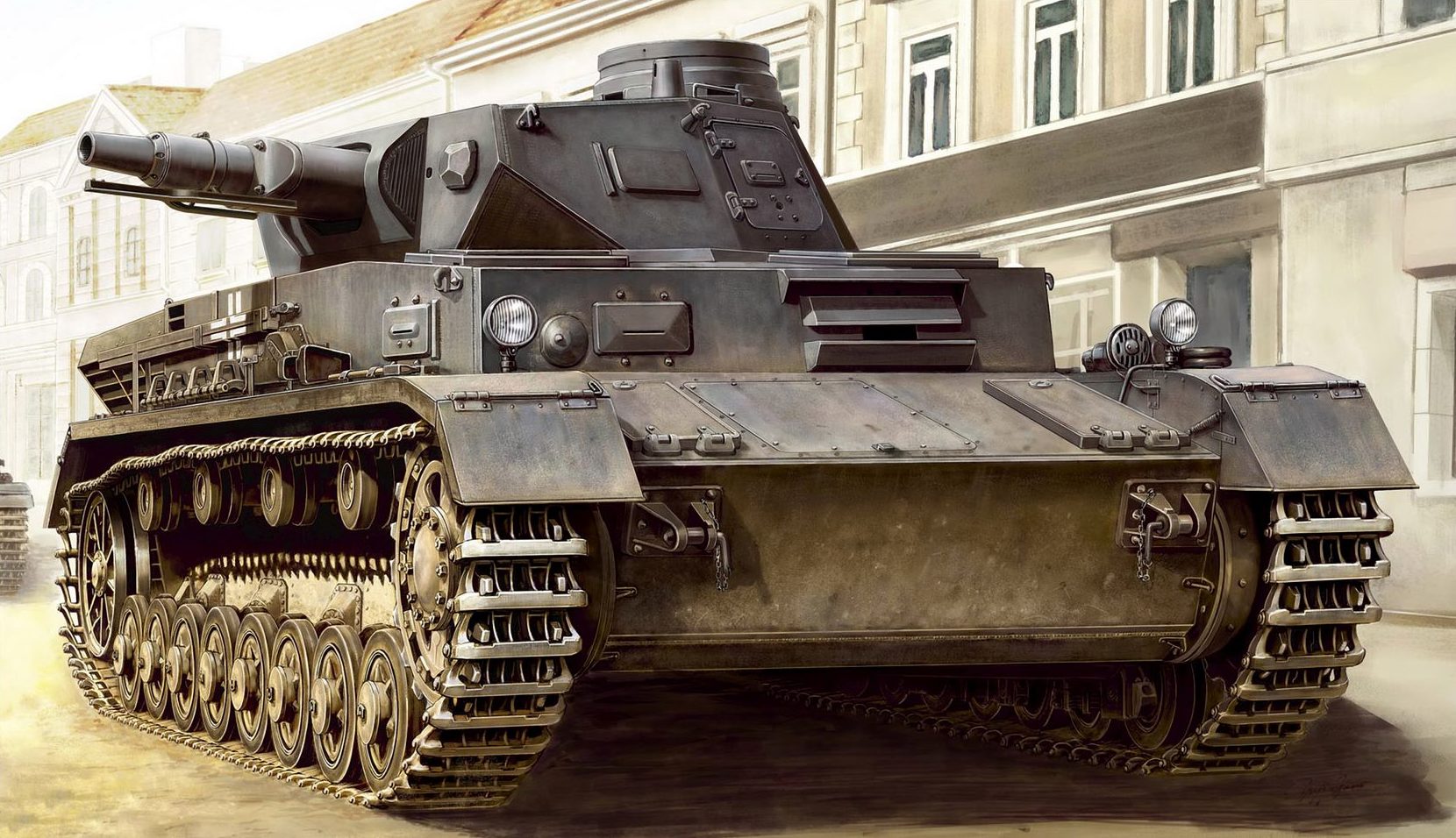 Asano Yuji. Танк Panzer IV Ausf. C.