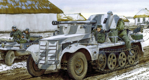 Volstad Ronald. Противотанковая САУ Pak 38 5cm.