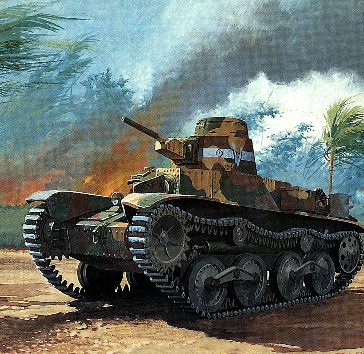 Wrobel Jaroslaw. Танк Type 95 Ha-Go.