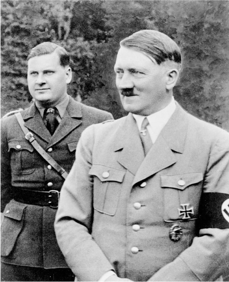 Адольф Гитлер и Ширах Бальдур. 1932 г.