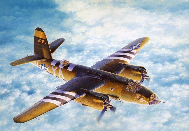 Shigeo Koike. Бомбардировщик Martin B-26B «Marauder».