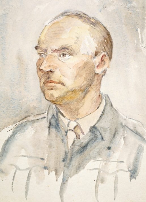 Barns-Graham Allan. Портреты офицеров.