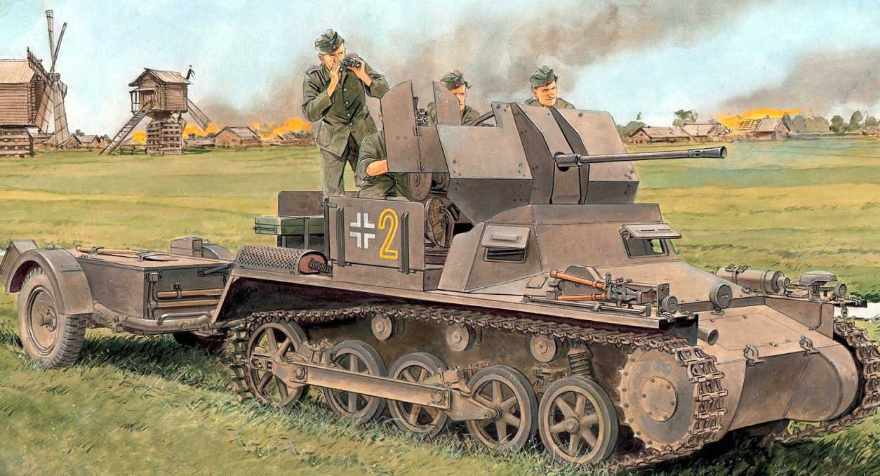 Volstad Ronald. ЗСУ Flakpanzer I.