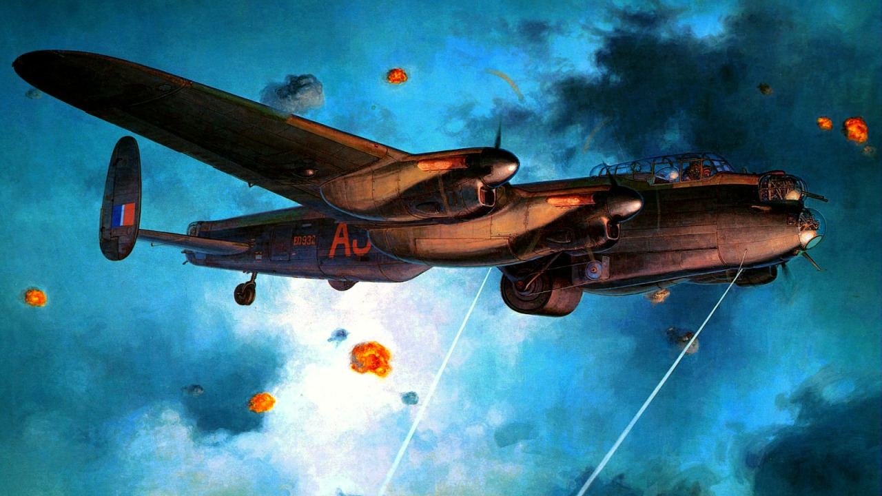 Shigeo Koike. Бомбардировщик Lancaster B Mk3.