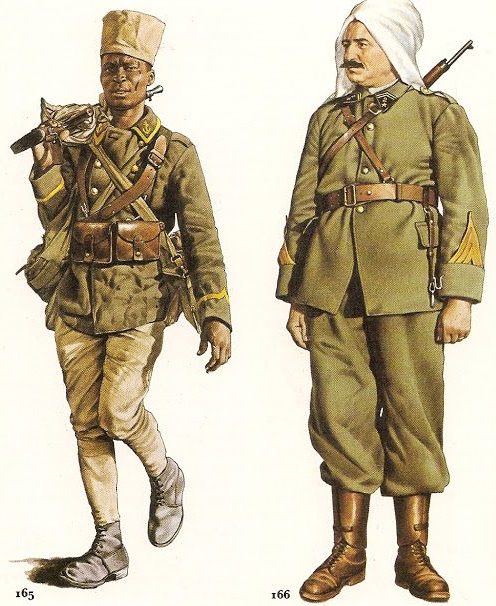 Африканские пехотинцы.