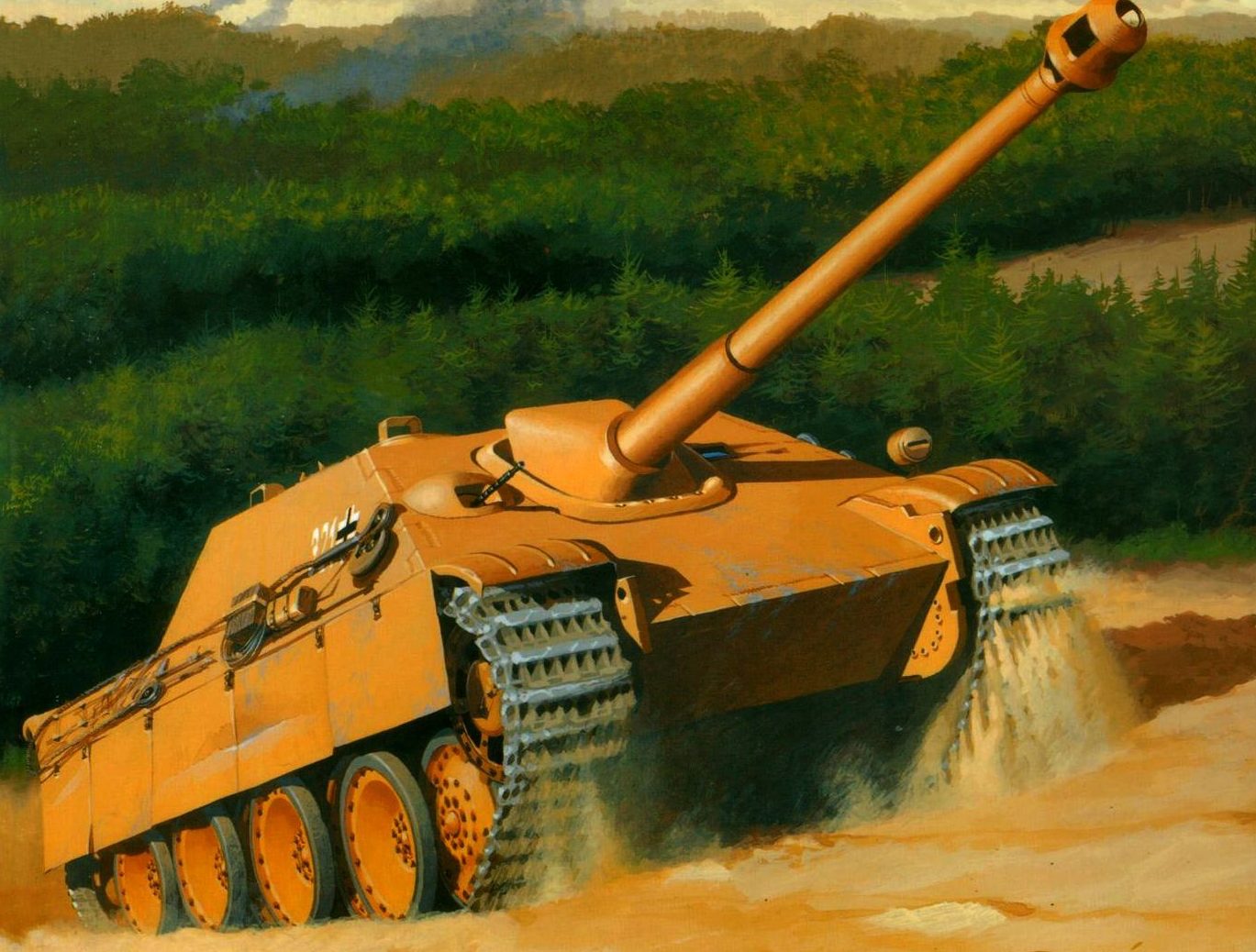 Wrobel Jaroslaw. САУ Jagdpanther.