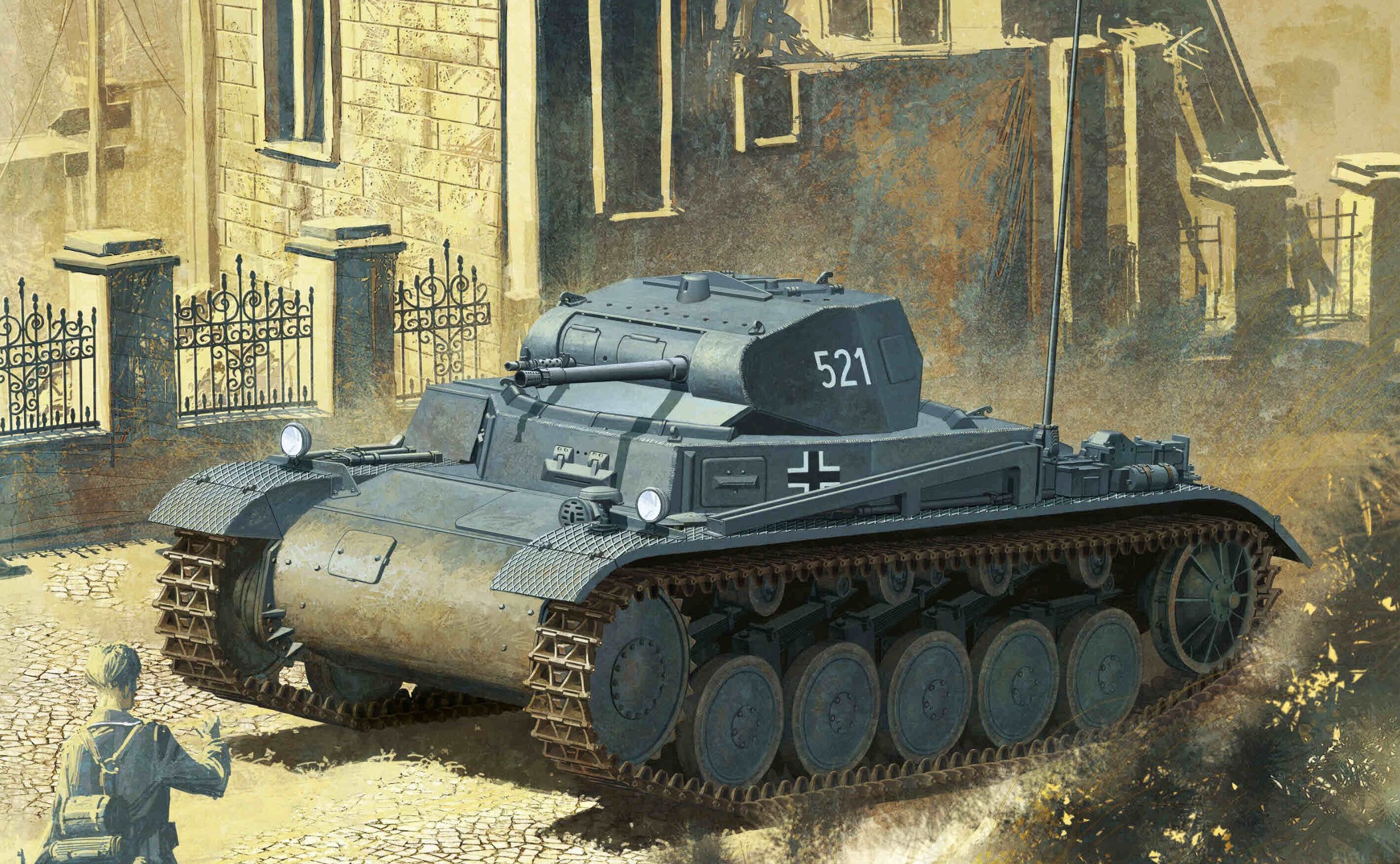 Heum Chang. Легкий танк Pz.Kpfw. II Ausf. B.