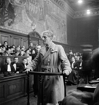 Отто Абец в Высоком Суде Правосудия. Париж. 1946 г.