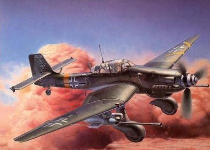 Shigeo Koike. Пикирующий бомбардировщик Ju-87.