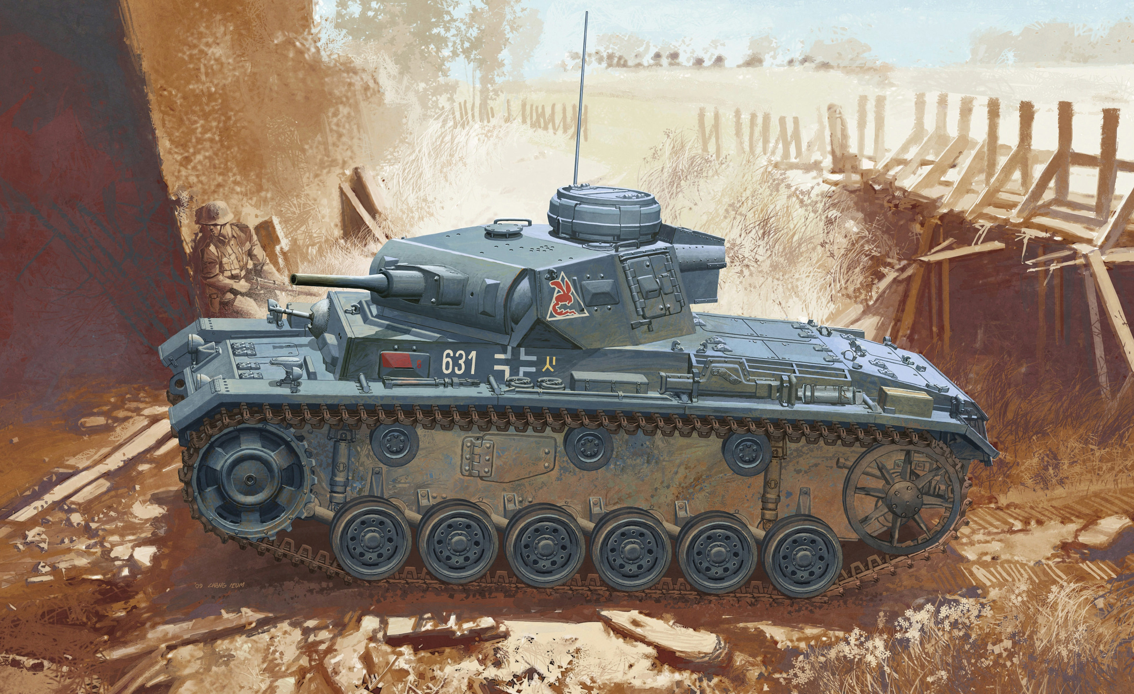 Heum Chang. Танк Pz.Kpfw.III Ausf. J.