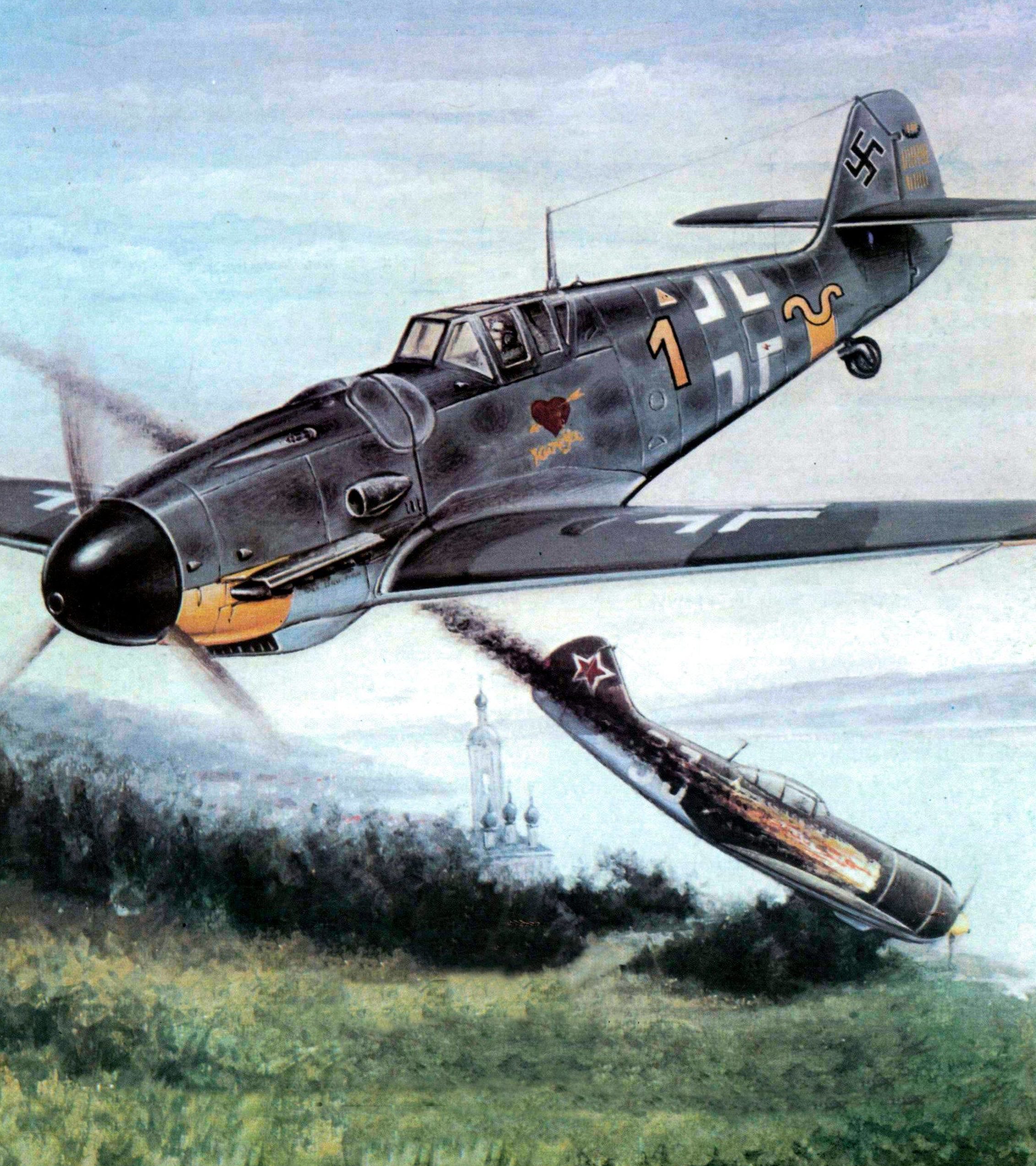 Pecko Zenon. Истребитель Messerschmitt Bf-109G.
