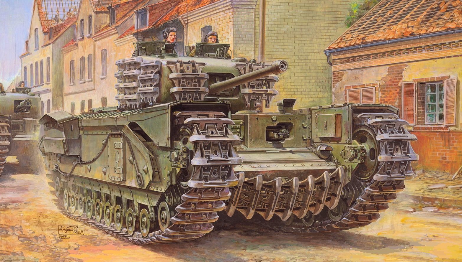 Sasaki H. & Kurokawa T. Танк Churchill Mk. IV.
