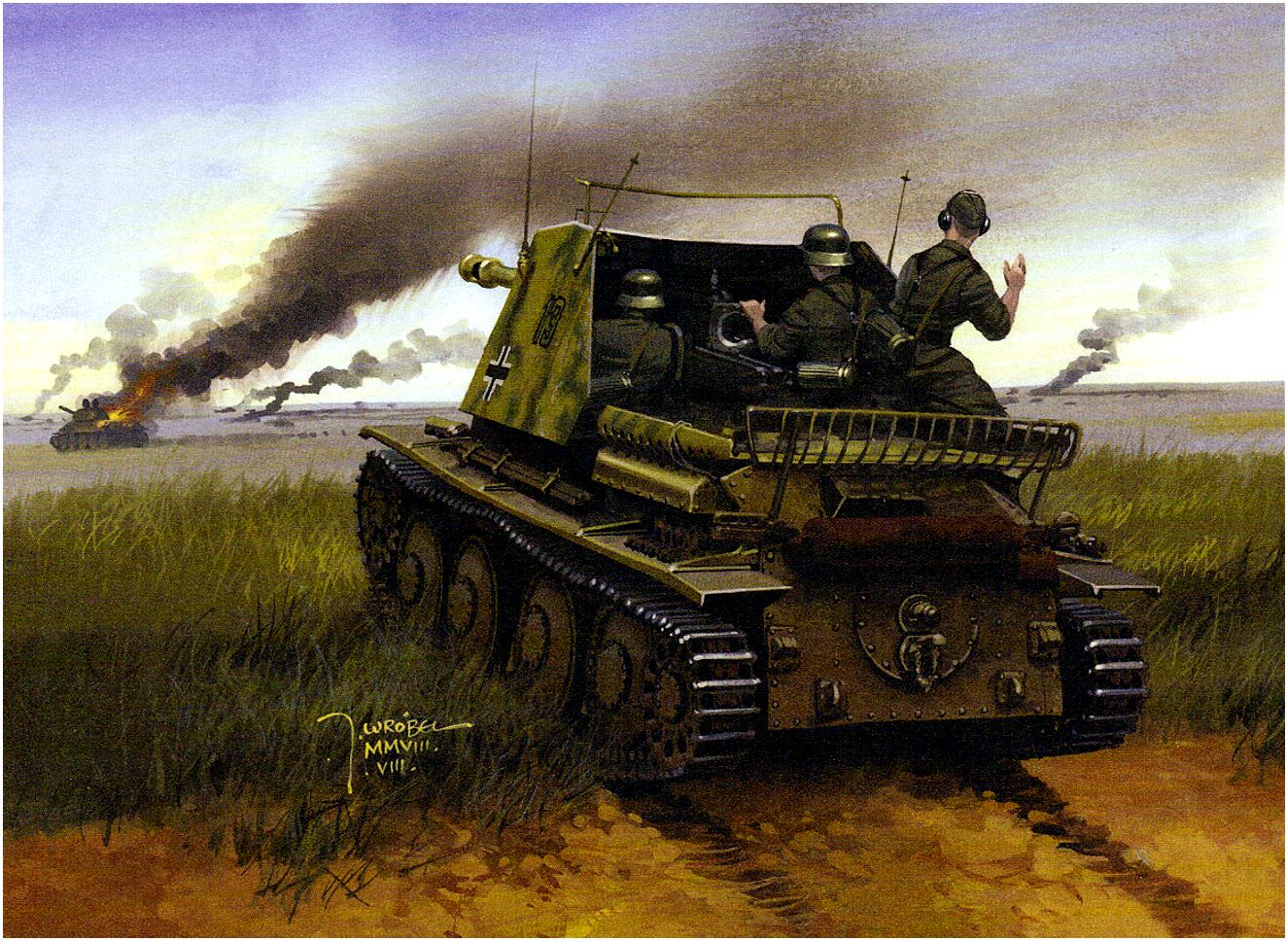 Wrobel Jaroslaw. САУ Panzerjäger 38(t) Marder III Ausf. H.
