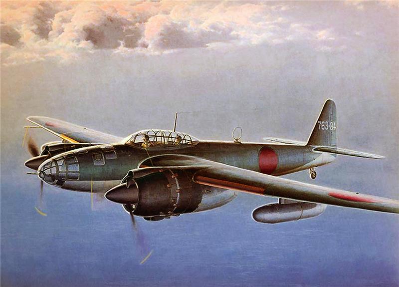 Shigeo Koike. Бомбардировщик Yokosuka P-1Y «Ginga».