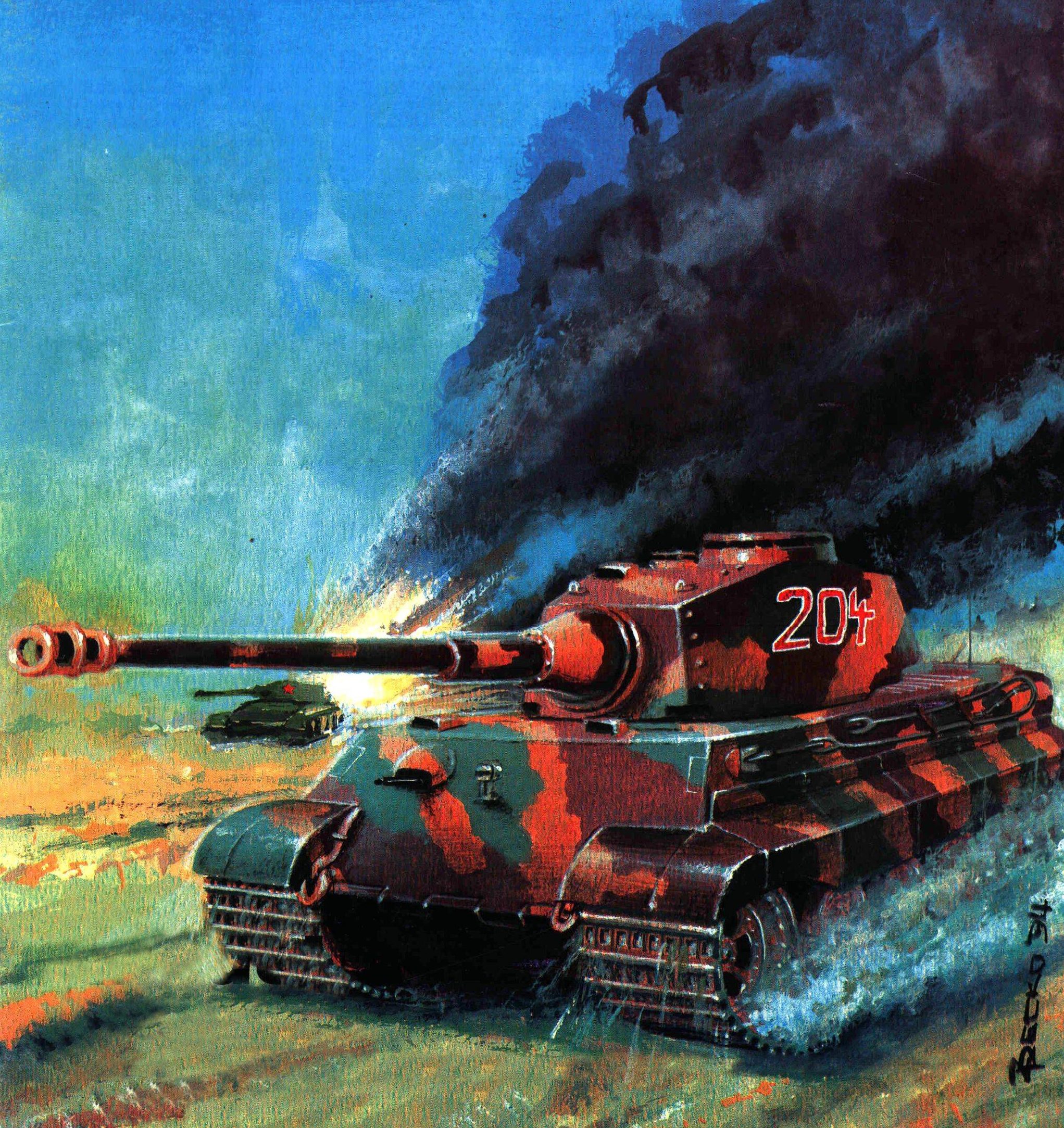 Pecko Zenon. Танк Tiger II.