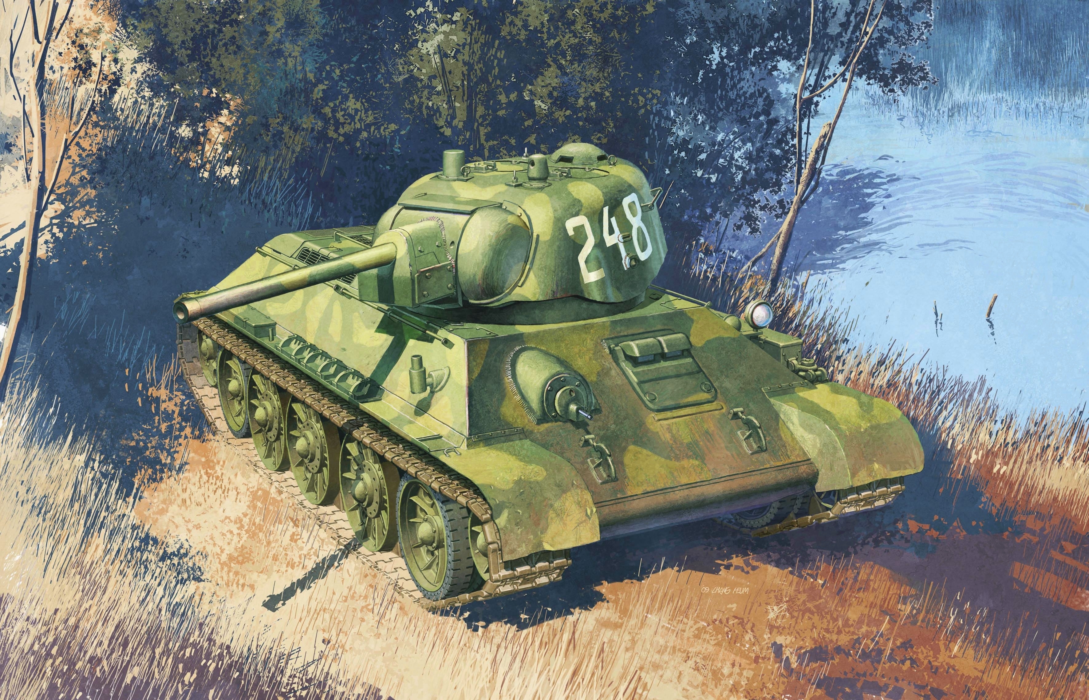 Heum Chang. Танк Т-34/76.