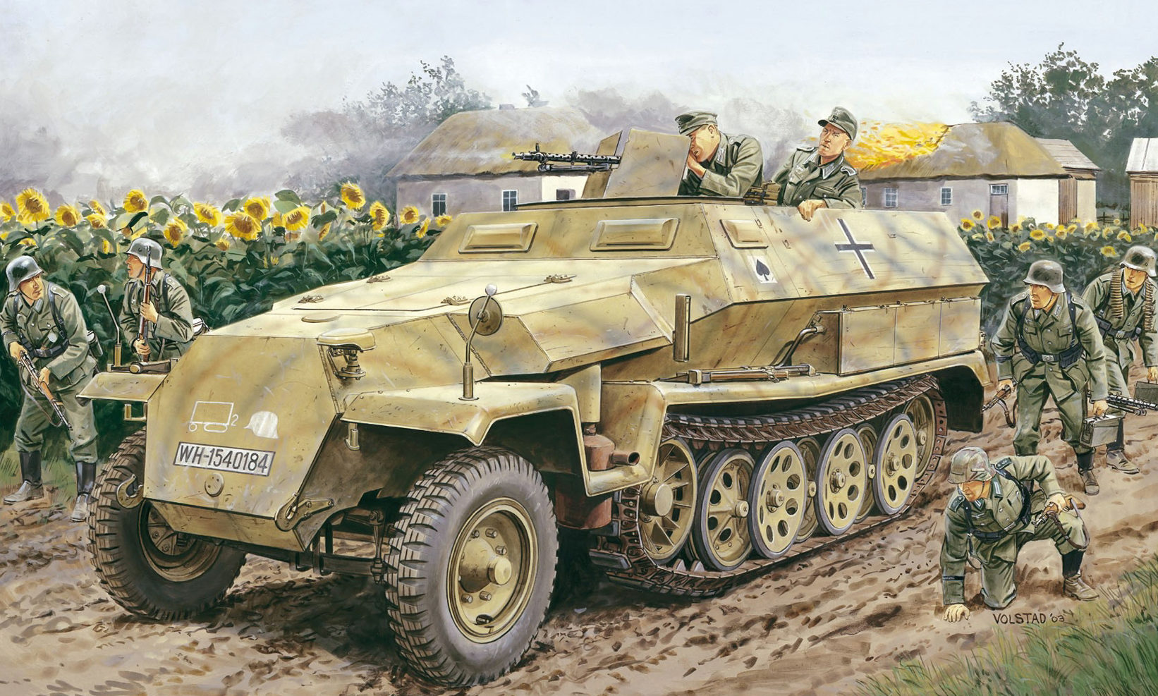 Volstad Ronald. Полугусеничный бронетранспортер Sd.Kfz. 251 Ausf. C.