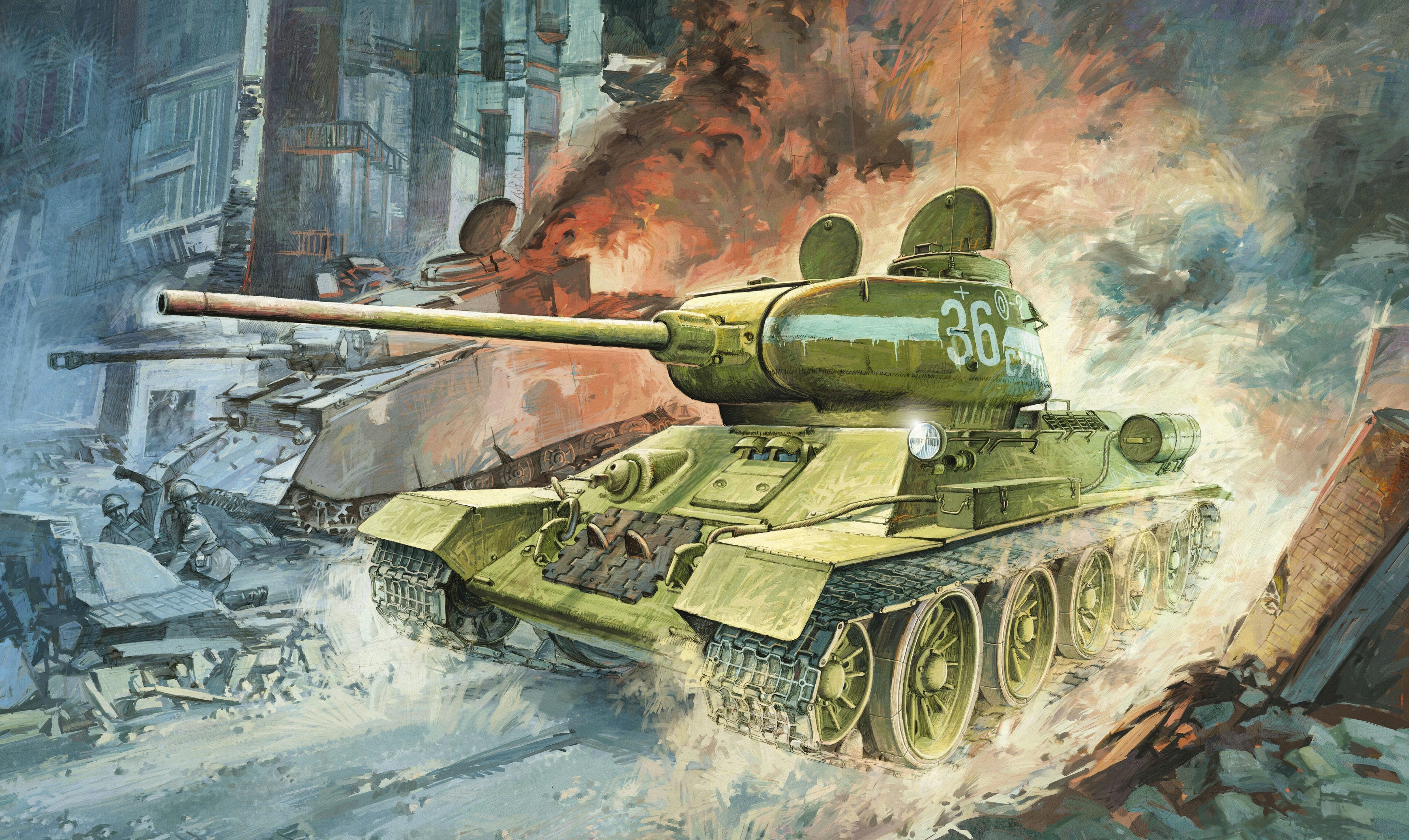 Heum Chang. Танк Т-34/85.