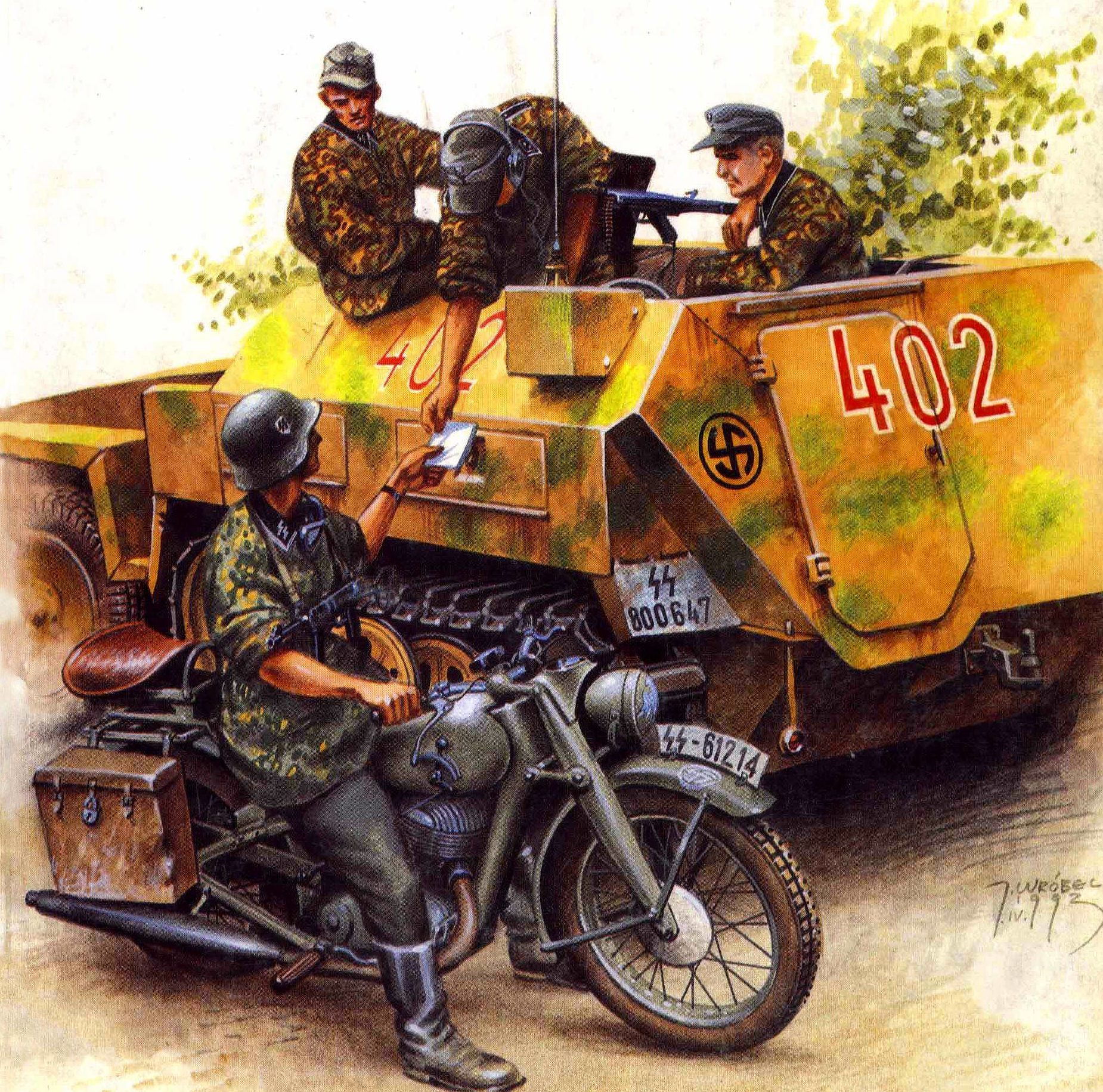 Wrobel Jaroslaw. Бронеавтомобиль Sd.kfz. 250.