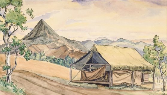 Barns-Graham Allan. Военная палатка.