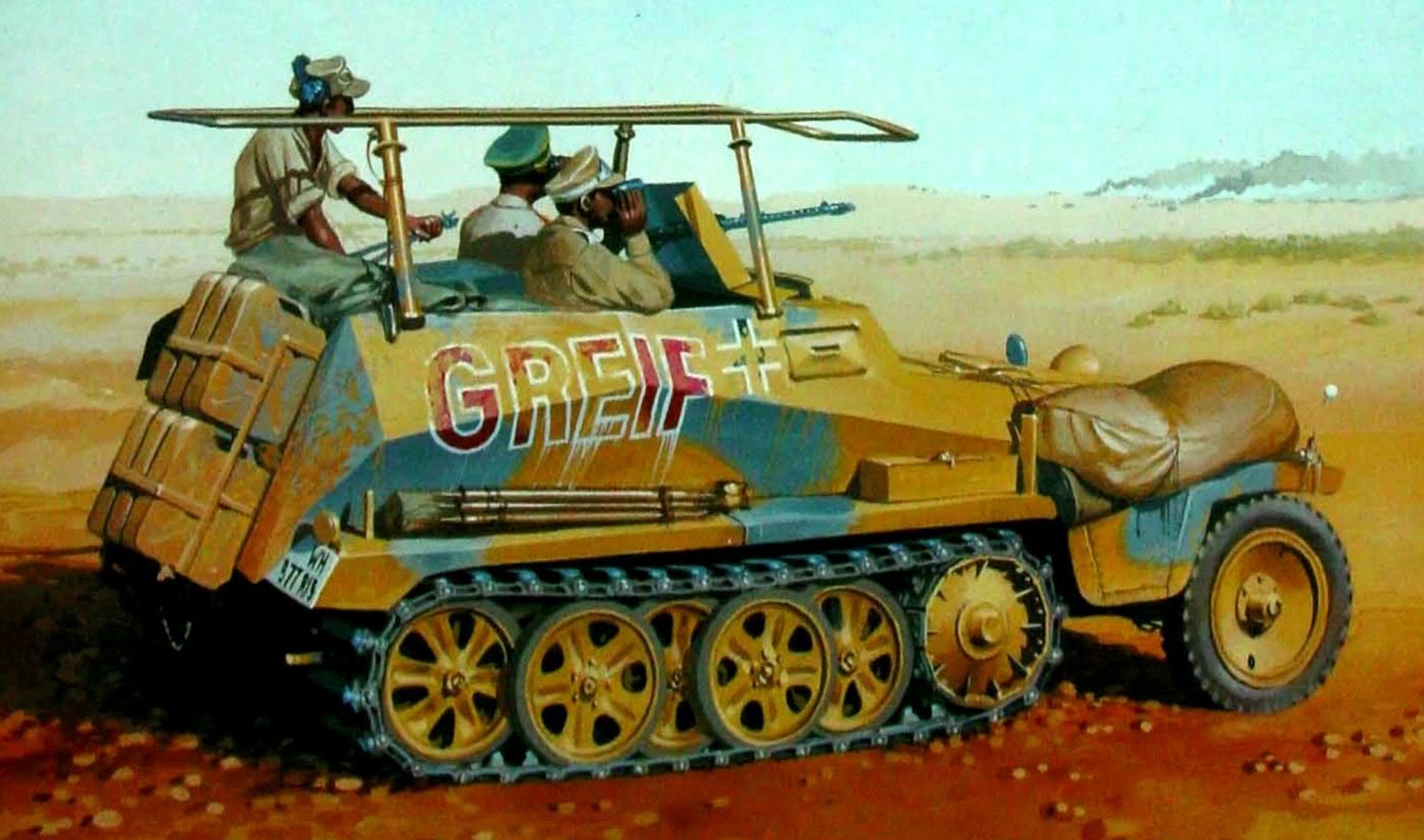 Wrobel Jaroslaw. Бронеавтомобиль Sd.kfz. 250-3 «Greif'».