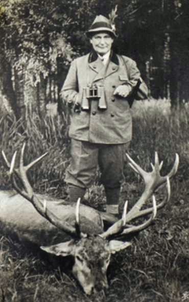 Герман Геринг на охоте. 1941 г.