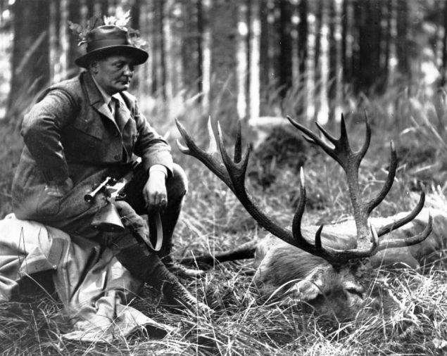 Герман Геринг на охоте. 1941 г.