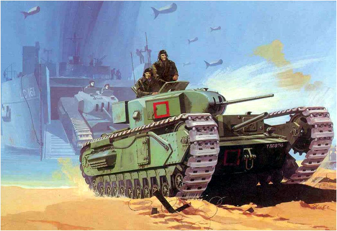 Shigeo Koike. Танк Churchill Mk.I.