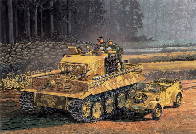 Satake Masao. Танк Tiger I.