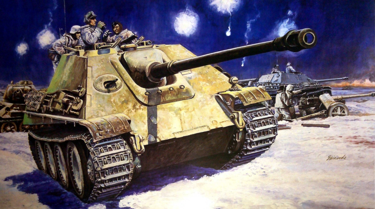 Ueda Shin. Танк Jagdpanther.