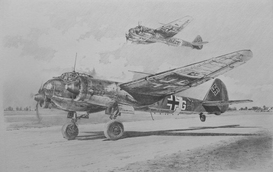 Rampir Pavel. Бомбардировщики Ju-88.