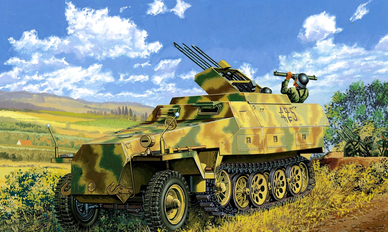 Satake Masao. Бронетранспортер Sd.Kfz. 251/21 Ausf. D.