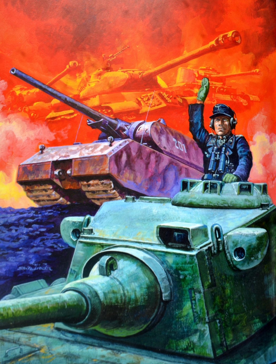 Ueda Shin. Танк Pz.Kpfw.V Ausf.F.