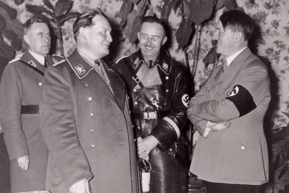 Герман Геринг, Генрих Гиммлер и Адольф Гитлер. 1942 г.