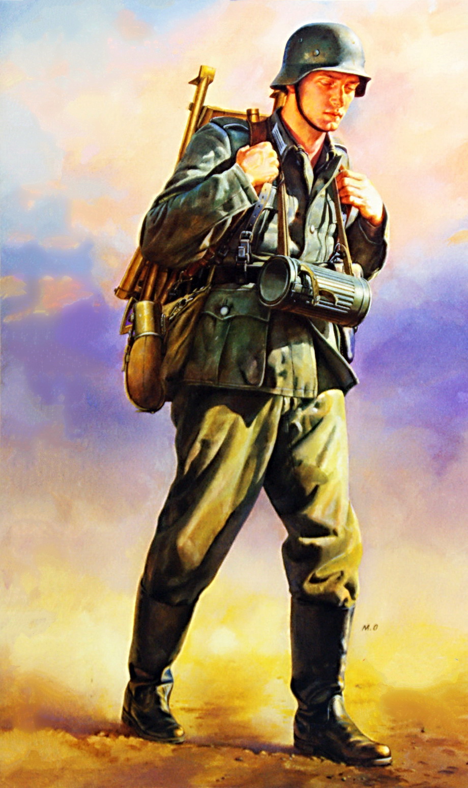 Onishi Masami. Немецкие солдаты.