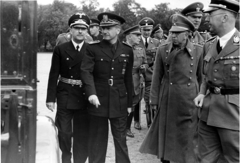 Карл Вольф во время Гиммлера в Мадриде. 1940 г.