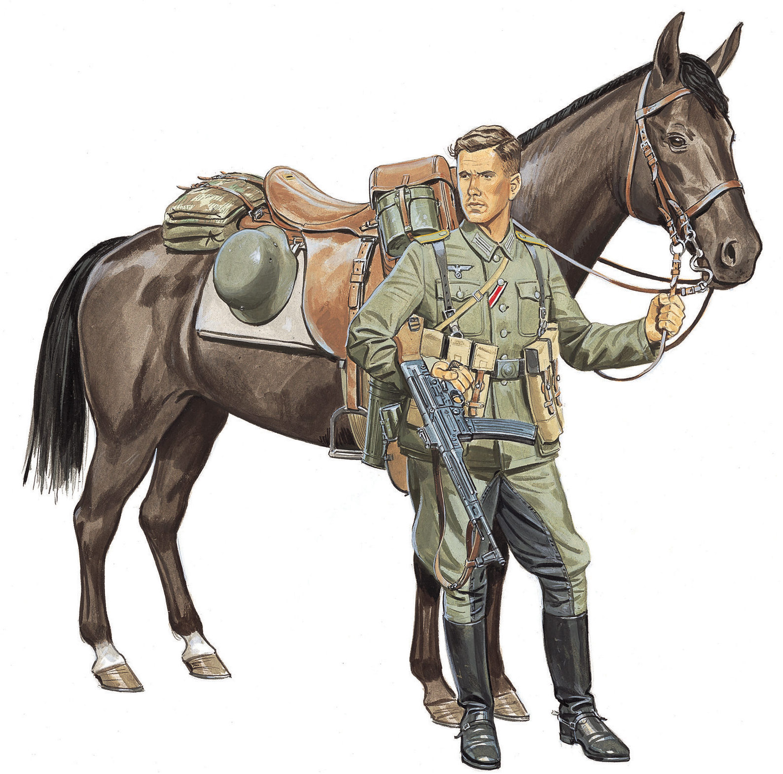 Volstad Ronald. 1-й кавалерийская дивизия.