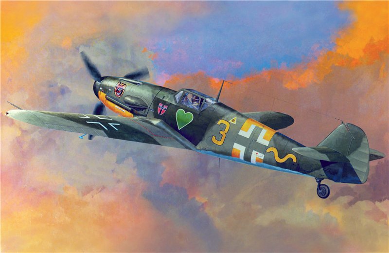 Shigeo Koike. Истребитель Bf-109.