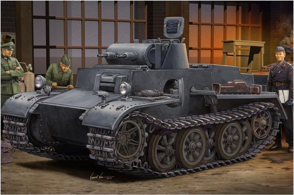 Wai Vincent. Танк Panzer I Ausf. F.
