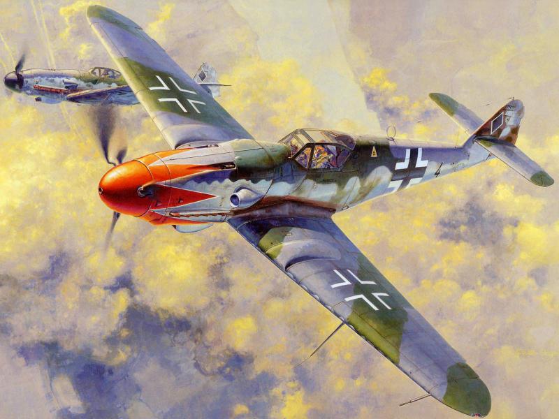 Shigeo Koike. Истребитель Bf-109.