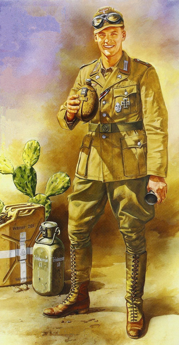 Onishi Masami. Немецкая пехота африканского корпуса.