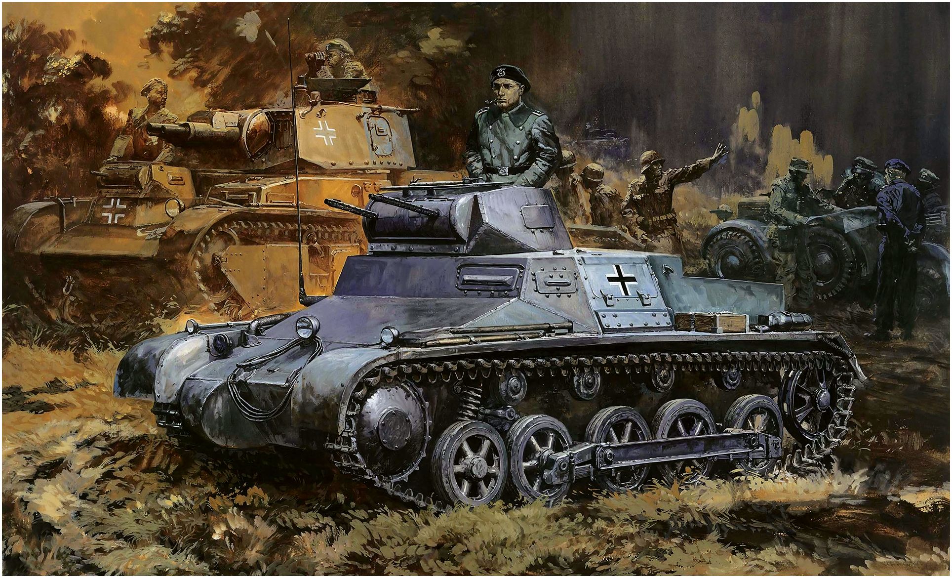 Takani Yoshiyuki. Танк Pz.Kpfw. I Ausf. B.