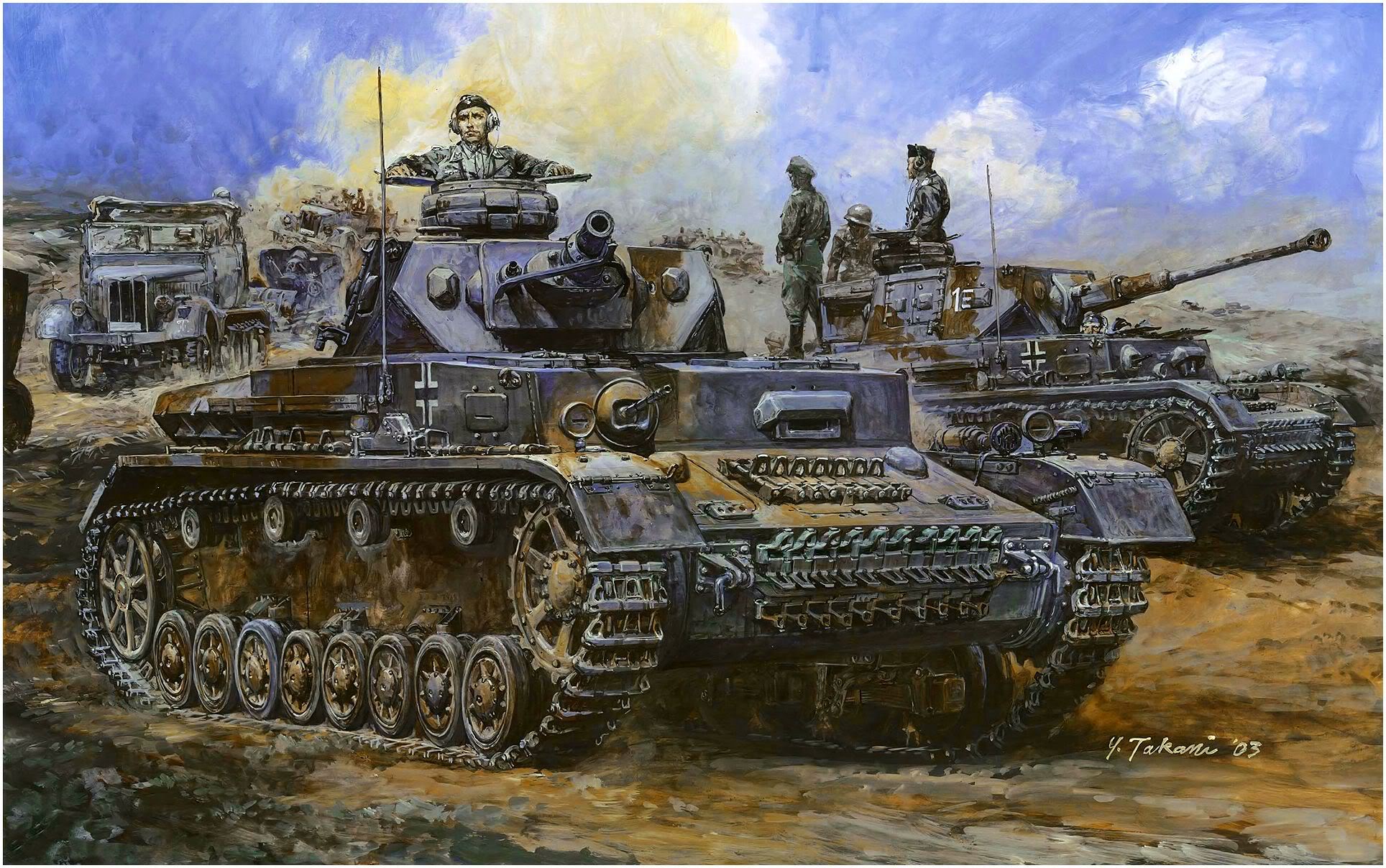 Takani Yoshiyuki. Танк Pz.Kpfw. IV Ausf. F1.