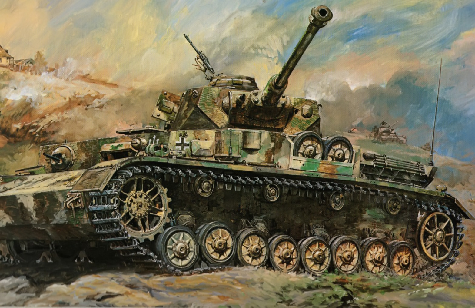 Takani Yoshiyuki. Танк Panzer IV Ausf. G .