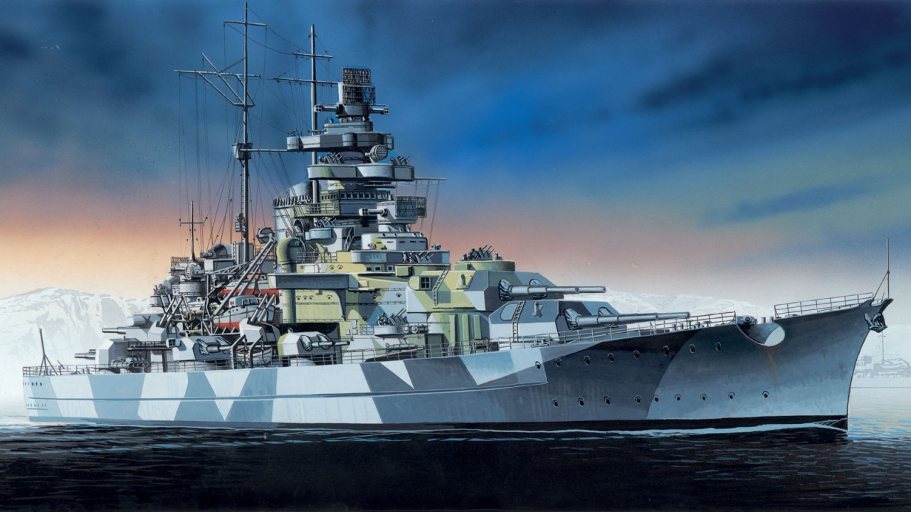 Satake Masao. Линкор «Tirpitz».