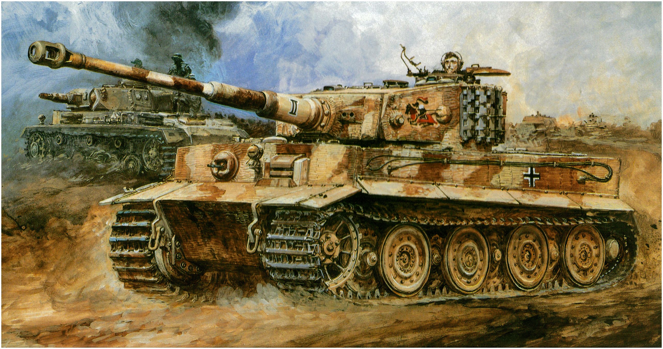 Takani Yoshiyuki. Танк Tiger I.