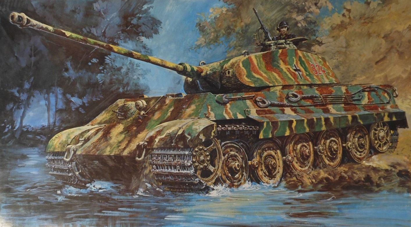 Takani Yoshiyuki. Танк Tiger II.